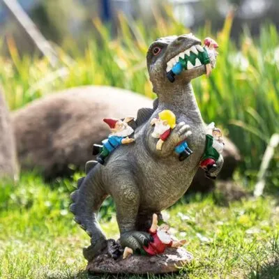 Nain de jardin t-rex