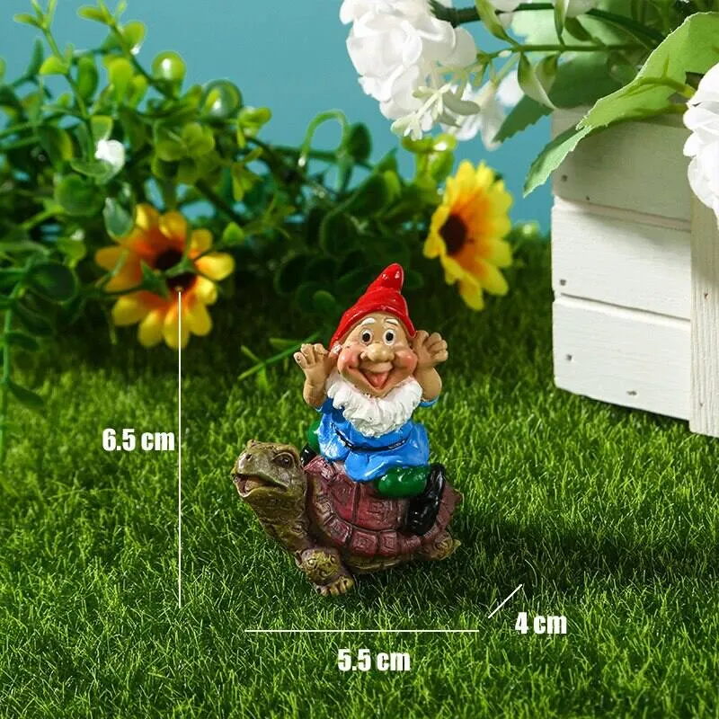 Nain de Jardin sur sa Tortue – Image 2