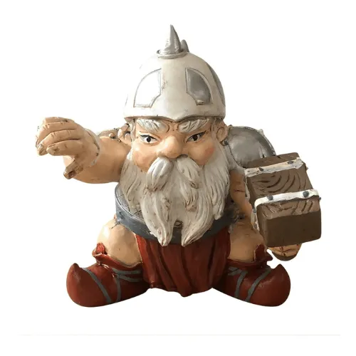 Nain de Jardin Viking Blanc