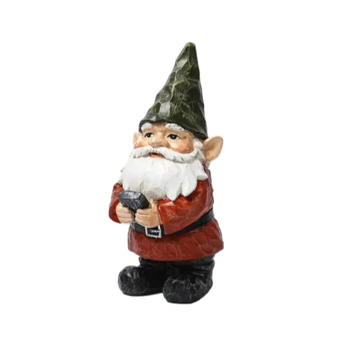 Nain de Jardin sur son Smartphone