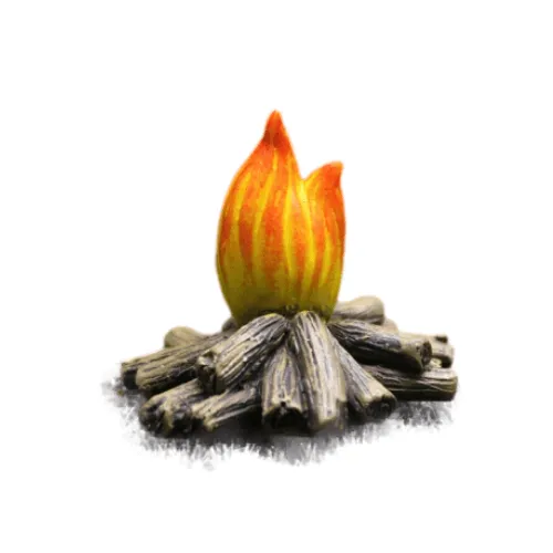 Mini Feu pour Nain de Jardin