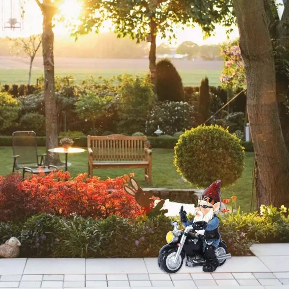 Nain de Jardin Moto Doigt d'Honneur – Image 6