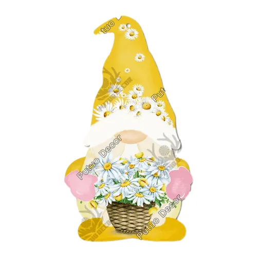 Nain de Jardin Pendentif Paquerettes
