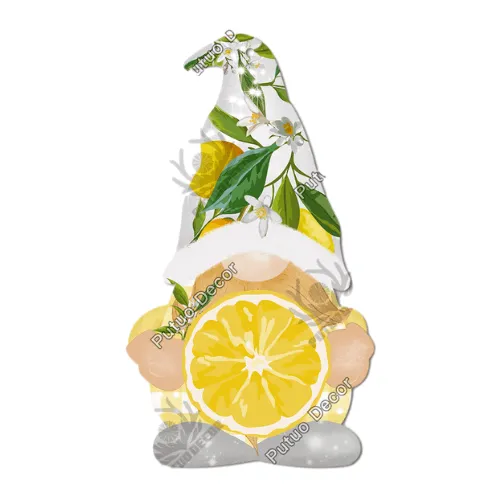 Nain de Jardin Arbre Magique tenant un Citron