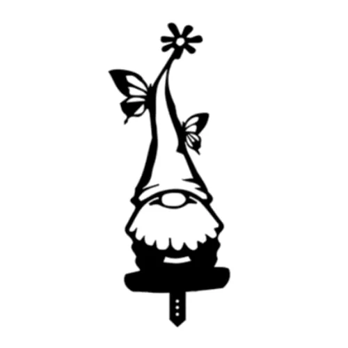 Silhouette de Nain de Jardin